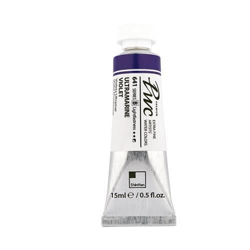 ShinHan PWC Extra Fine Watercolour Paint 15ml Ultramarine Violet 641
