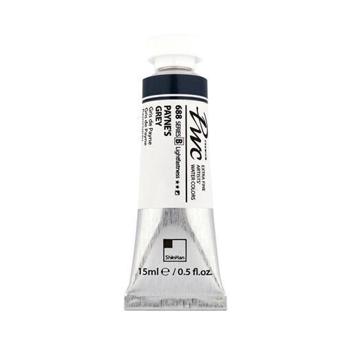 ShinHan PWC Extra Fine Watercolour Paint 15ml Payne's Grey 688