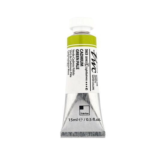 ShinHan PWC Extra Fine Watercolour Paint 15ml Cadmium Green Pale 563