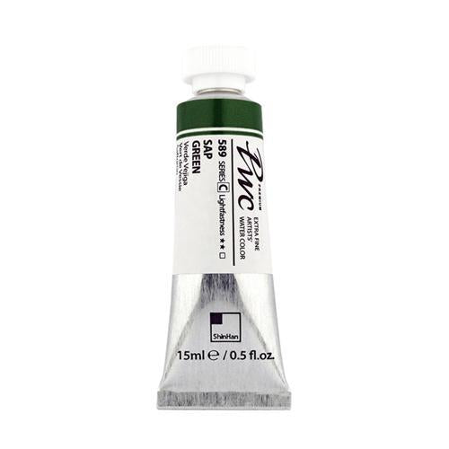 ShinHan PWC Extra Fine Watercolour Paint 15ml Sap Green 589