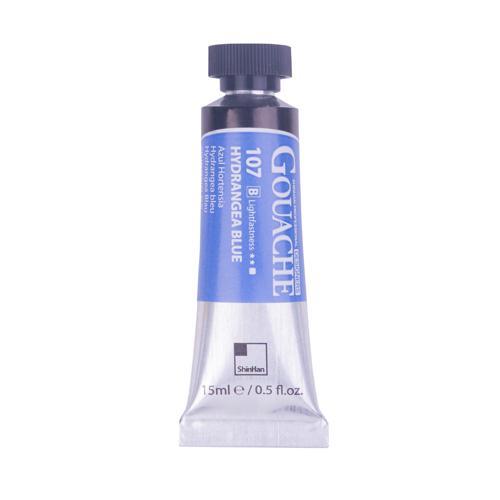 ShinHan Professional Designer Gouache Paint 15ml Hydrangea Blue 107