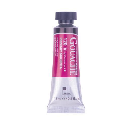 ShinHan Professional Designer Gouache Paint 15ml Primary Magenta 120