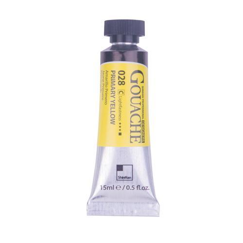 ShinHan Professional Designer Gouache Paint 15ml Primary Yellow 028