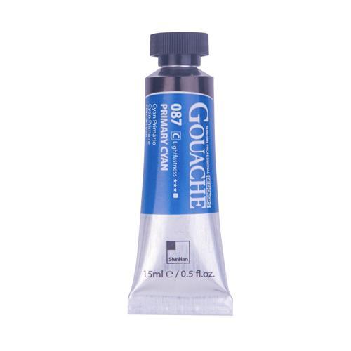 ShinHan Professional Designer Gouache Paint 15ml Primary Cyan 087