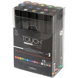 ShinHan Touch Opaque Marker Medium 1.5-2.3mm Assorted Colours 15 Pack