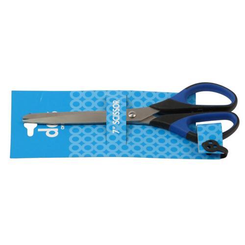 DAS Soft Grip Scissors 7 inch Blue