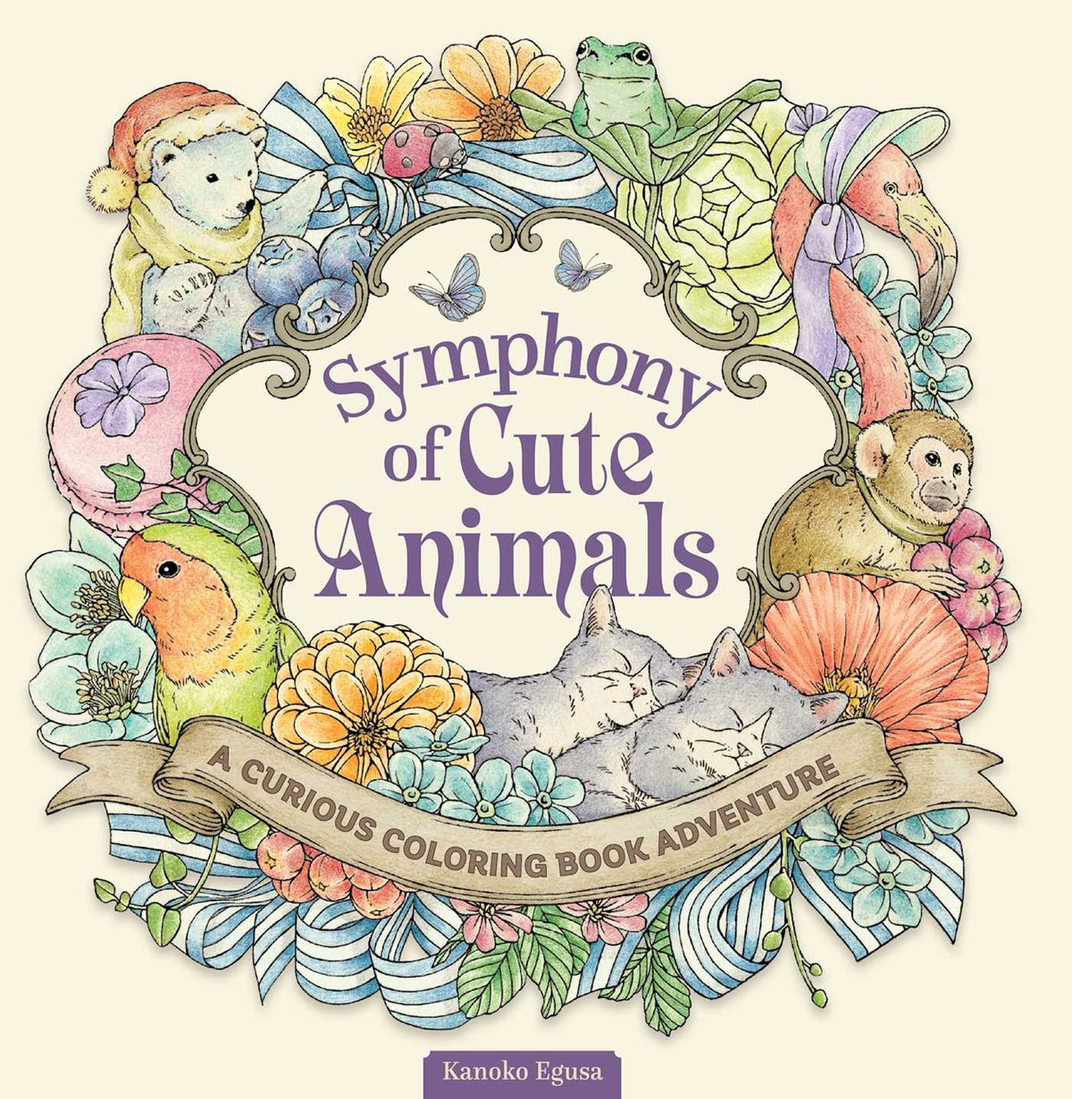 Symphony of Cute Animals - Colouring Book