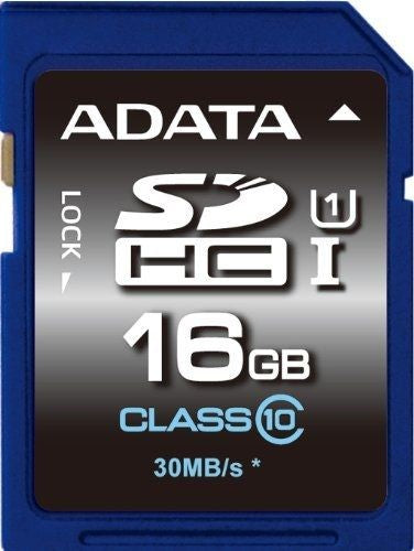 ADATA 16GB SDHC CARD CLASS 10 UHS-1 V10