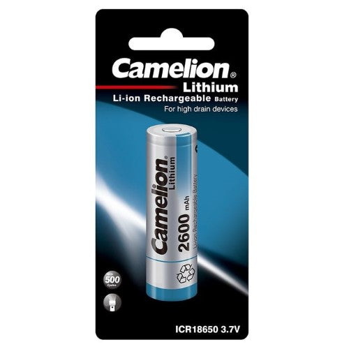 CAMELION 18650 RECHARGEABLE 2600MAH 1PK