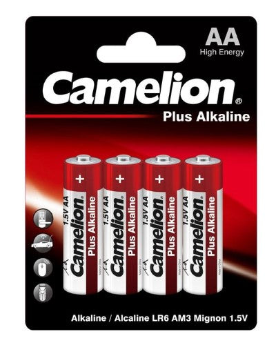 CAMELION PLUS ALKALINE AA 4PK [OM12]