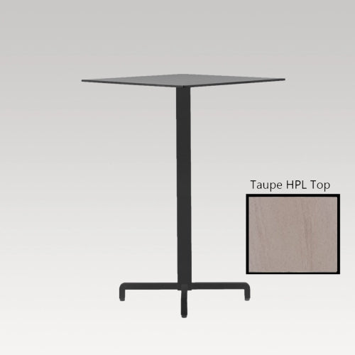 Taupe Bar Leaner - Fiore, a modern and functional piece perfect for drinks or meals, enhancing any dining space.