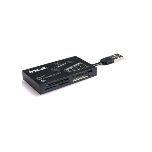 INCA MULTI CARD READER USB2.0 CF SD MICROSD MS