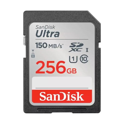 SANDISK ULTRA SDXC 256GB 150MB/S UHS-I C10 MEMORY CARD