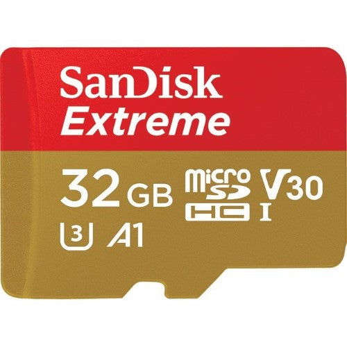 SANDISK EXTREME MICRO SDHC 32GB 100MB/S UHS-I SD ADAPTER
