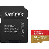 SANDISK EXTREME MICRO SDXC 64GB 170MB/S UHS-I SD ADAPTER