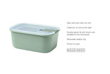 Easyclip Storage 700ml in Nordic Sage, airtight container with transparent lid for meal prep and microwave use.