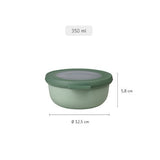 Cirqula Round 350ml Nordic Sage - Mepal