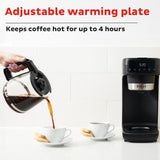 Infusion Brew Plus Instant Pot coffee maker with 12-cup capacity, fast brewing, adjustable strength, and sleek design.