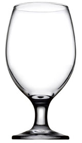 Set of 6 elegant 400ml beer glasses from Pasabahce, made of premium glass, perfect for home use or entertaining guests.