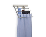 Orderly Belt, Tie & Scarf Rail by Joseph Joseph: compact organizer with four rails and hooks for easy access and storage.