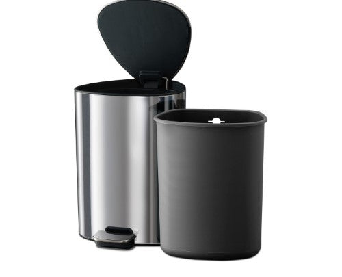 Luxe 5L Pedal Bin Stainless Steel - Joseph Joseph