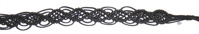 Set of 2 black woven belts, stylish and versatile for casual or formal outfits, crafted for comfort and durability.