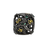 LPG Dice Hoard Guardian Dice Set Steel/Green