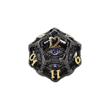 LPG Dice Scaled Eye Dice Set Black/Gold