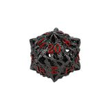 LPG Dice Dragon Rage Dice Set Black/Red