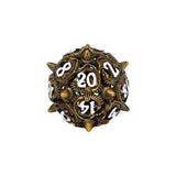 LPG Dice Xeno Hollow Dice Set Ancient Bronze