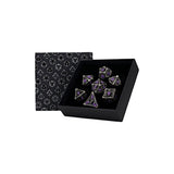 LPG Dice Dragon Hollow Dice Set Metal/Purple