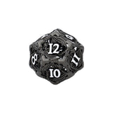LPG Dice Dragon Hollow Dice Set Metal/Black