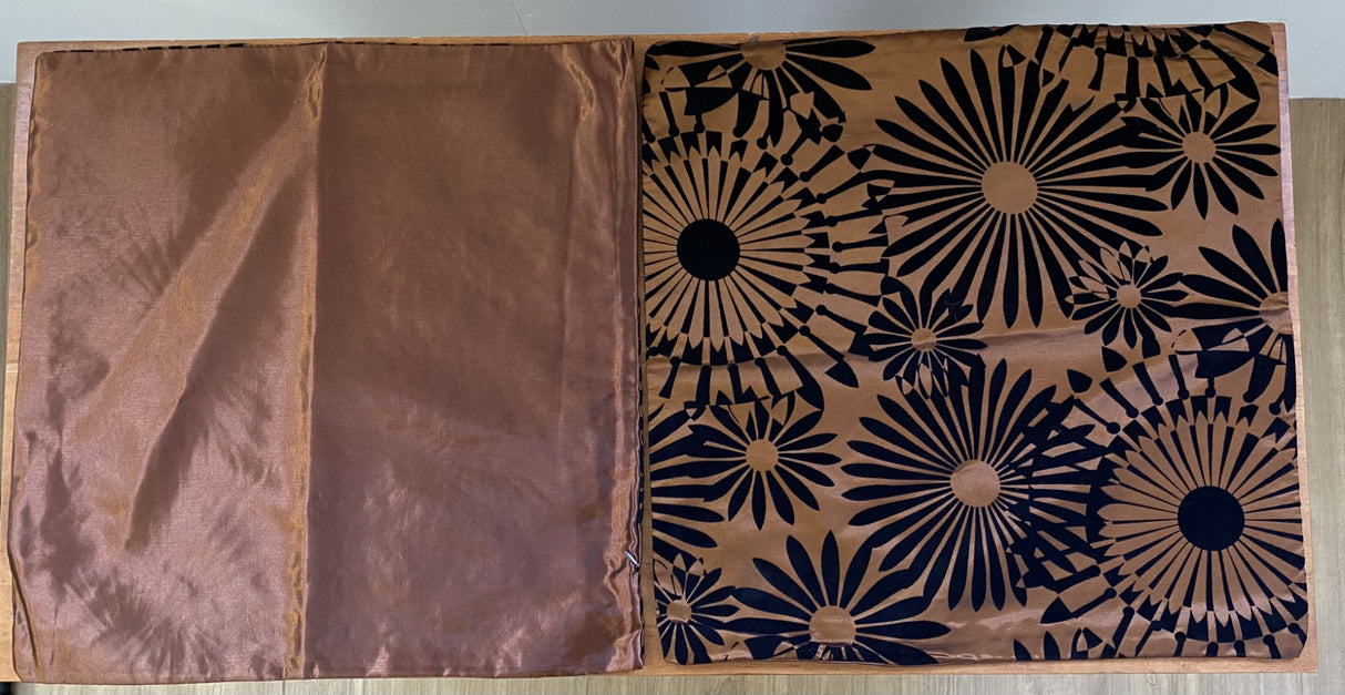 Floral Brown cushion covers set of 6, featuring elegant patterns and durable fabric for stylish home decor.