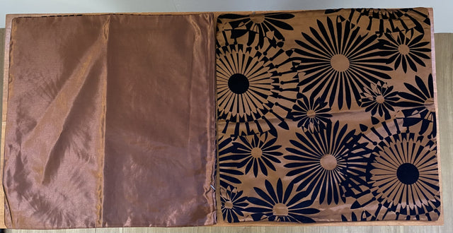 Floral Brown cushion covers set of 6, featuring elegant patterns and durable fabric for stylish home decor.