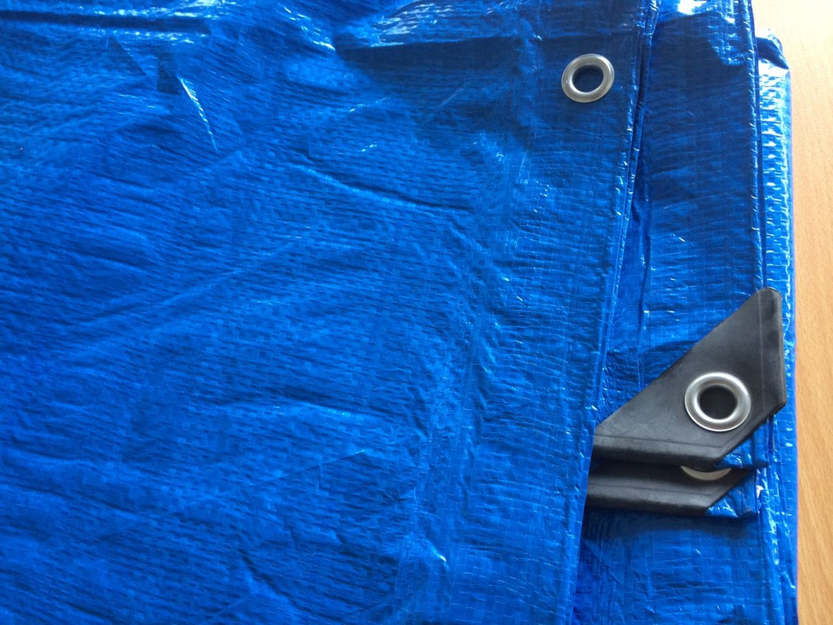 Tarpaulin 2.4m x 3m Blue Tarp with Eyelets