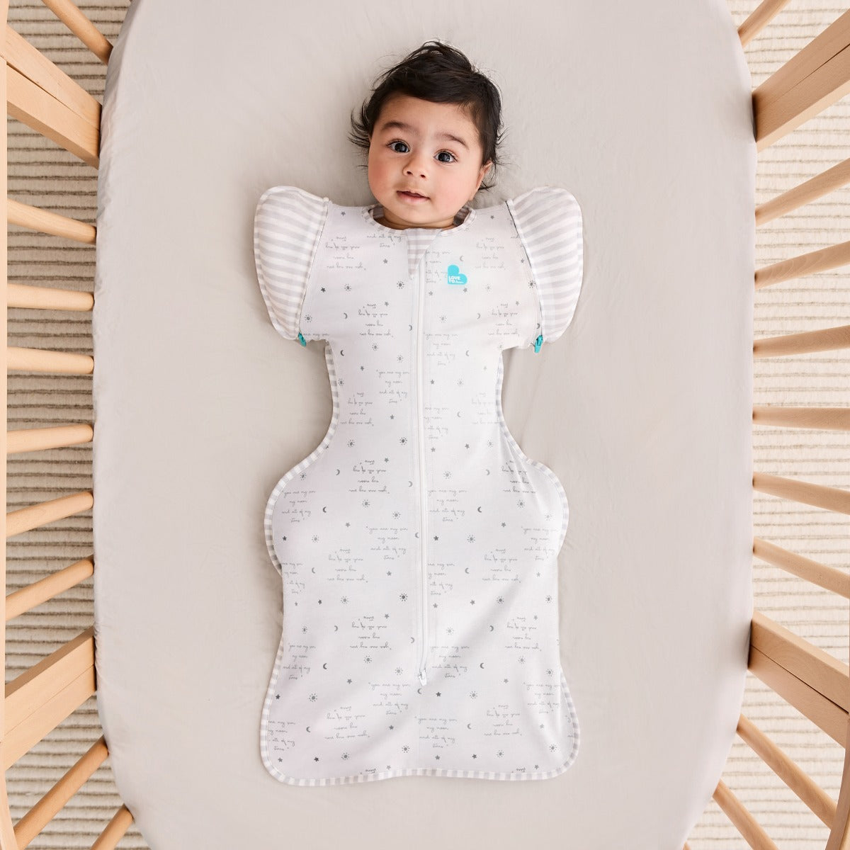 Love to Dream Swaddle Up™ Transition Bag Lite 0.2 TOG - 'You Are My' - Medium