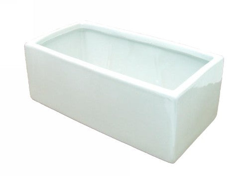 Ceramic Trough - Bondi Rectangle (White) (20209WH)
