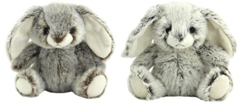 Soft Toy - Eamon Bunny Rabbit - Set of 2 (Brown and Light Grey)