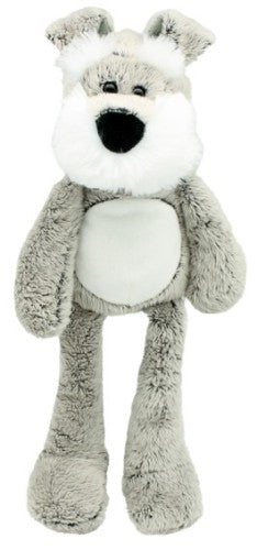 Soft Toy - Long Legged Scottie Dog (Grey and White)