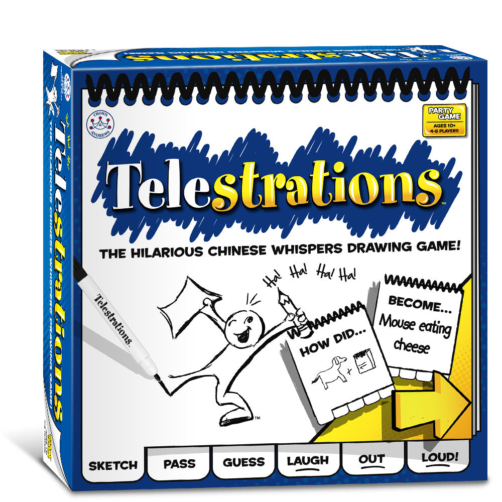 Telestrations the Telephone Game Sketched Out! Board Game