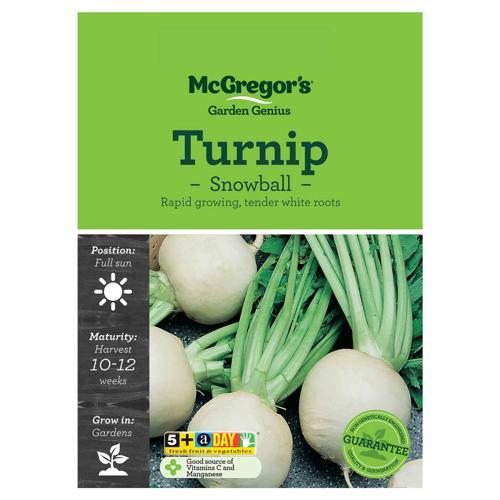 Snowball Turnip Seeds - McGregor's
