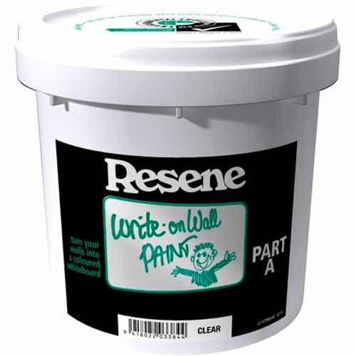Write-On Wall Paint Waterborne Paint Gloss 1L Clear - Resene