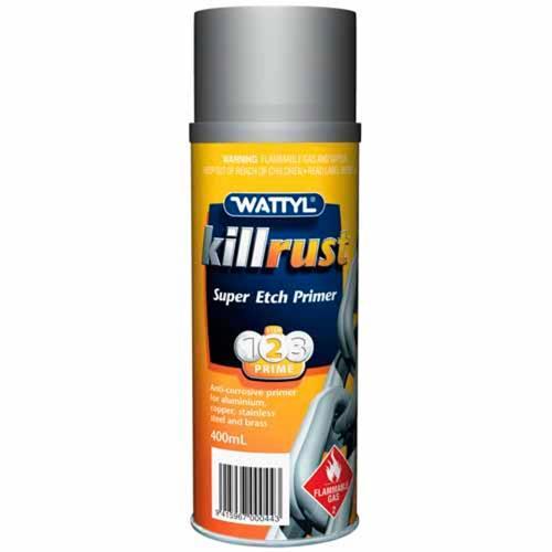 Killrust Super Etch Primer White 400ml White - Wattyl