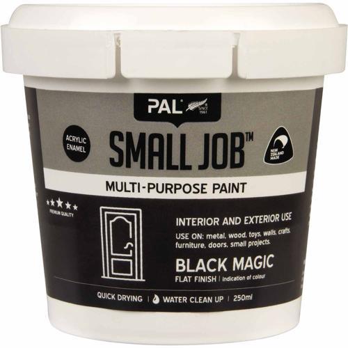 PAL Small Job Paint 250ml Black Magic Flat