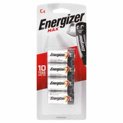 Energizer Max Battery C 4 Pack
