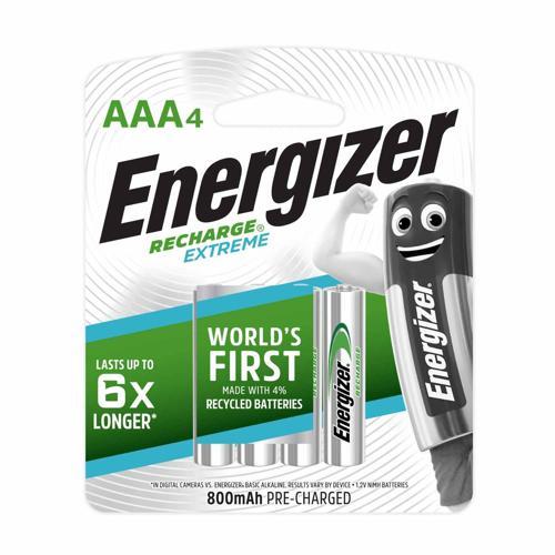 Energizer Recharge Rechargeable Battery AAA, 4 Pack