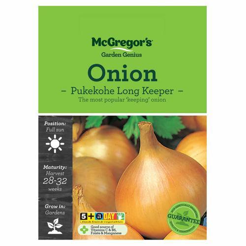 Pukekohe Long Keeper Onion Seeds - McGregor's