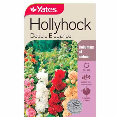 Hollyhock Double Elegance Seeds - Yates
