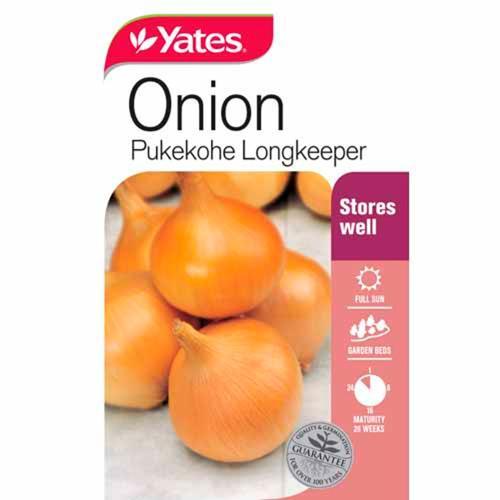 Onion 'Pukekohe Long Keeper' Seeds - Yates