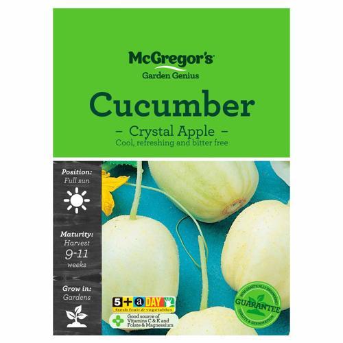 Crystal Apple Cucumber Seeds - McGregor's